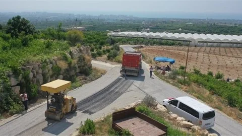 Arpaçbahşiş’te Asfalt Çalışması