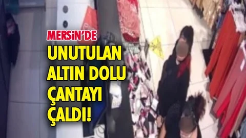 Altın Dolu Çantayı Çaldı; Evini Taşırken Yakalandı!