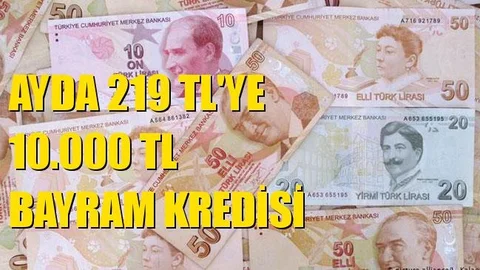10.000 TL Bayram Kredisi