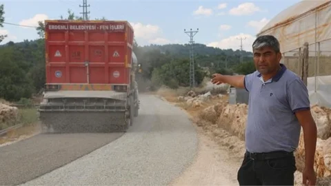 Küstülü’de Asfalt Çalışması