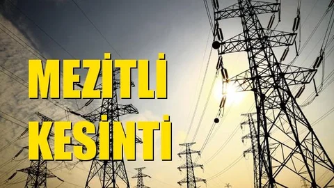 Mezitli Elektrik Kesintisi 18 Temmuz Cumartesi