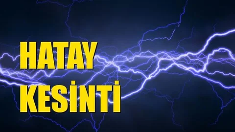 Hatay Elektrik Kesintisi 19 Temmuz Pazar