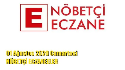 Mersin Nöbetçi Eczaneler 01 Ağustos 2020 Cumartesi