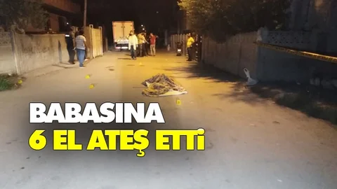 Oğul Tartıştığı Babasını Tabancayla Öldürdü