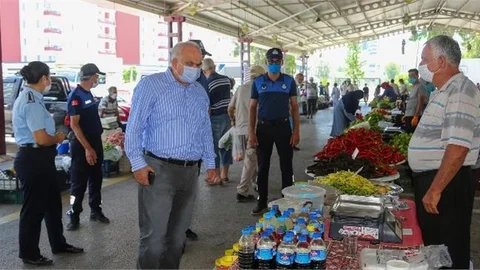 Üretici Pazarında, Tedbirlere Tam Uyum