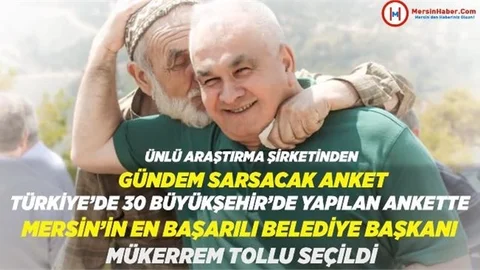 Mersin’in En Başarılı Belediye Başkanı Oldu