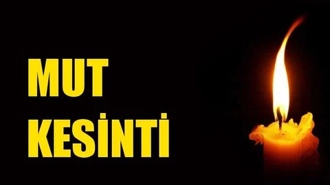 Mut Elektrik Kesintisi 20 Ağustos Perşembe