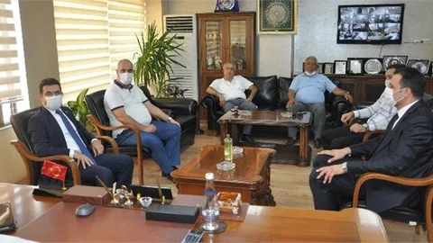 Vergi Dairesi Başkanı Güngör’den Başkanı Dinçer’e Veda Ziyareti