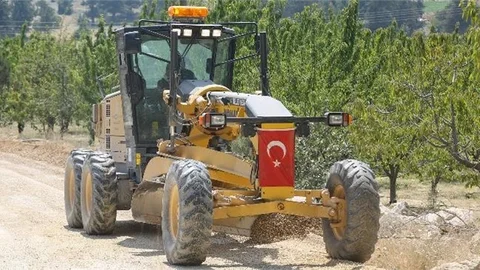 Sinap ve Çerçili Mahallelerinde Yol Çalışması