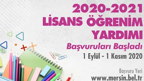 Öğrenim Yardımı Başvurusu Başladı!