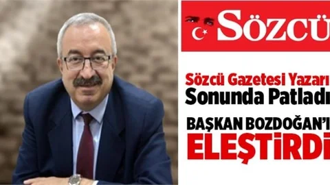 Sözcü Yazarından Basınla İlişkisi Kötü Olan Bozdoğan’a Eleştiri Yazısı