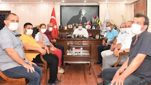 Başkan Yılmaz, Toroslar Muhtarlar Derneği'ni Ağırladı