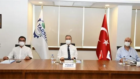 Tarsus OSB Yönetim Kurulu ve Müteşebbis Heyet Toplantısı Vali Su Başkanlığında Gerçekleşti