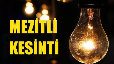 Mezitli Elektrik Kesintisi 17 Eylül Perşembe