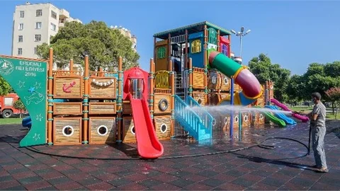 Oyun Alanlarında Hijyen Çalışmalar