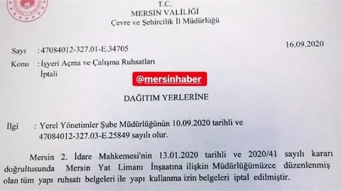Mahkemeden Marina Kararı!