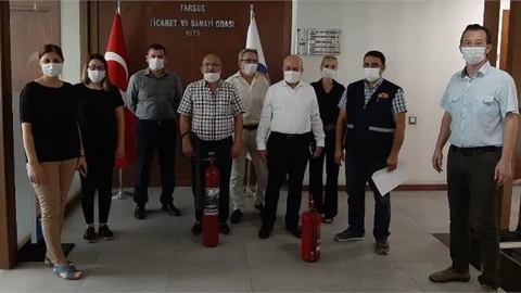 Tarsus TSO’da Yangın Eğitimi