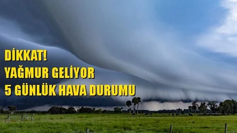 Hangi Gün Yağmur Yağacak! Mgm Verileri