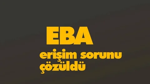 Eba Erişim Sorunu Çözüldü
