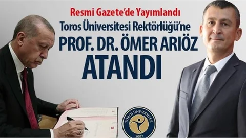 Retörlüğe Prof. Dr. Ömer Arıöz Atandı