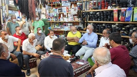 Gültak; Tarihi Zafer Çarşısı Esnafını Ziyaret Etti