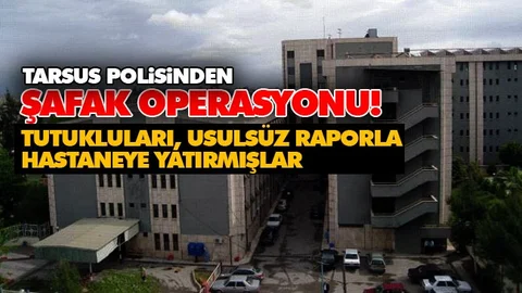 Tarsus Polisinden Şafak Operasyonu!