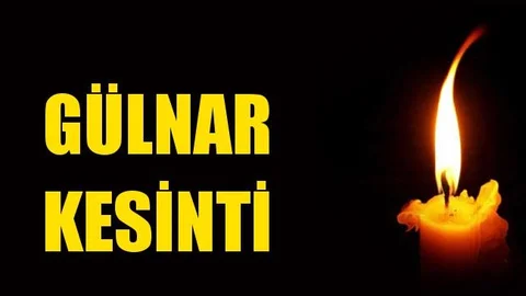 Gülnar Elektrik Kesintisi 03 Ekim Cumartesi