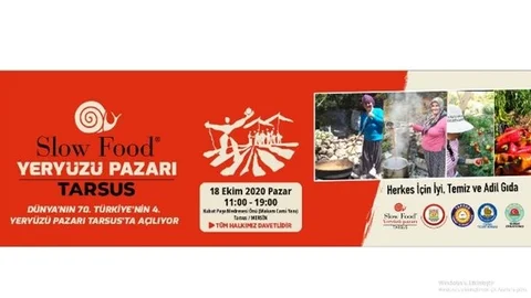 Tarsus Yeryüzü Pazarı 18 Ekim’de Açılıyor