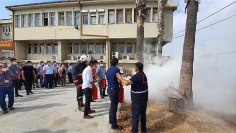 Kaymakamlık Binasında Tatbikat