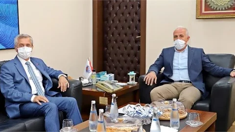 Tahmazoğlu; Başkan Gültak’ı Ziyaret Etti