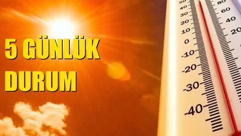 Hafta Sonu Dahil 5 Günlük Hava Durumu