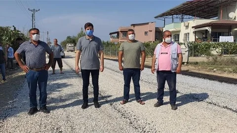 Büyükşehir’den Mantaş Mahallesinde Asfaltlama Çalışması