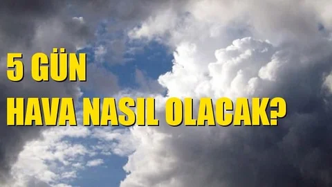 5 Günlük Mersin Hava Durumu