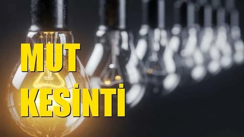 Mut Elektrik Kesintisi 29 Ekim Perşembe