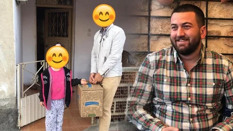 Zor Günlerde Kapısını Çaldığı İhtiyaç Sahibi Ailelerin Yüzlerini Güldürdü