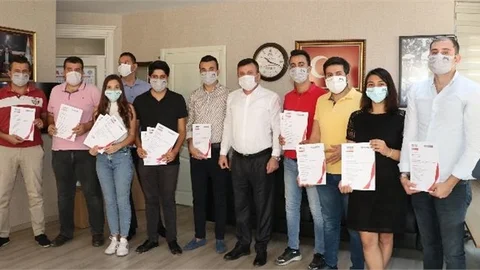 Eğitimleri Tamamlayan 12 Personel, Sertifikalarını Aldı