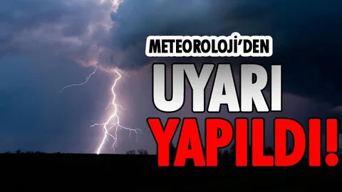 Mersin'e Sarı Uyarı!