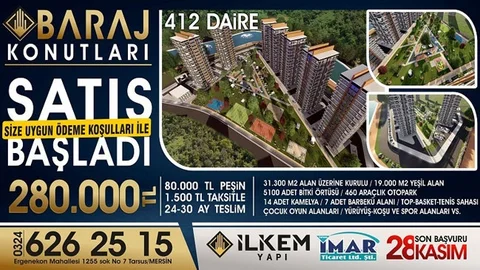 İlkem Yapının Büyük İlgi Gören "Baraj Konutlarına" İlgi Daha da Artıyor