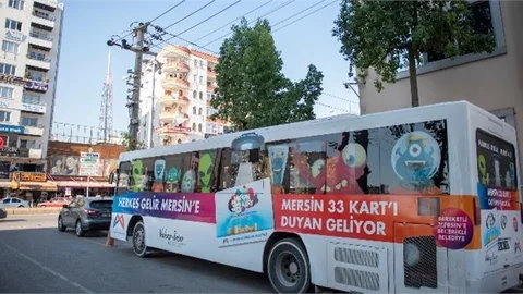 "Kentkart Mobil Hizmet Aracı" Mersinliler İçin Görev Başında