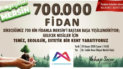 13 İlçenin Tamamında 700 Bin Fidan Dikilecek