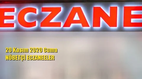 Mersin Nöbetçi Eczaneler 20 Kasım 2020 Cuma