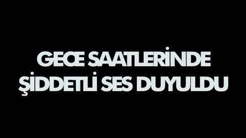 Mersin Şehir Merkezinde Duyulan Patlama Sesi!