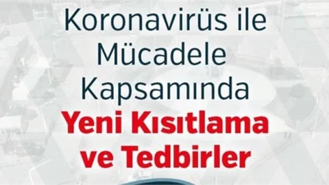 Sokağa Çıkma Kısıtlamaları - Yeni Kısıtlama ve Tedbirler Genelge