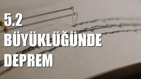 Siirt 5.2 Büyüklüğünde Deprem