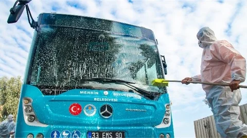 9 Ayda 12 Bin Kez Dezenfeksiyon İşlemi Yapıldı