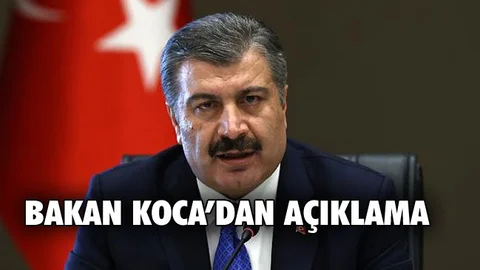 Sağlık Bakanı Koca Açıklama Yapıyor!