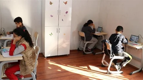 Eba Mobil Destek Aracı Demirtaş Mahallesi'nde