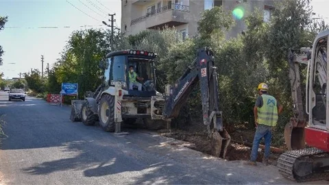 13,5 Kilometrelik Yeni İçmesuyu Hattı Döşeniyor