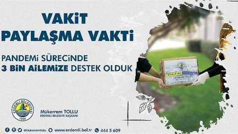 "Pandemi Sürecinde 3 Bin Aileye Yardım"