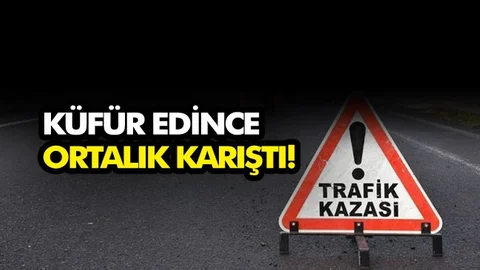Kendisine Yardıma Gelenlere Küfür Edince Ortalık Karıştı